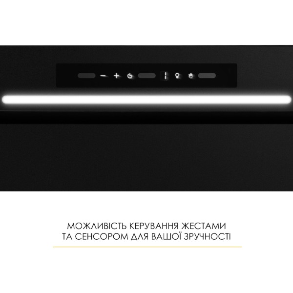 Фото - Вытяжка встраиваемая Weilor LUMINA WBG 68 BLACK MATTE