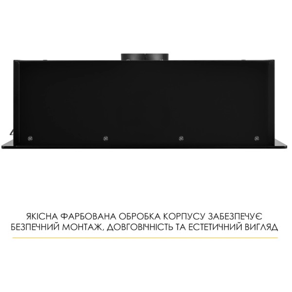 Фото - Вытяжка встраиваемая Weilor LUMINA WBG 68 BLACK MATTE
