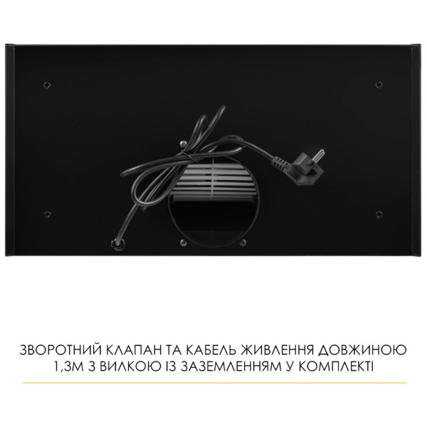 Фото - Витяжка вбудована Weilor LUMINA WBG 65 BLACK
