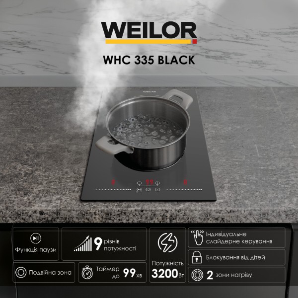 Фото - Варочная панель Domino Weilor WHC 335 BLACK