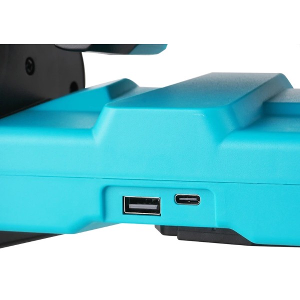 Фото - Вентилятор портативний WinningStar ST-4069 7800mAh RGB підсвітка, повербанк, ліхтар Green (WNNGS-ST-4069-G)