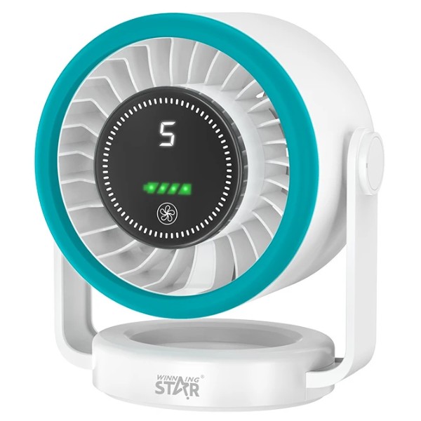 Фото - Вентилятор портативний WinningStar ST-4107 3600mAh White (WNNGS-ST-4107-WH)