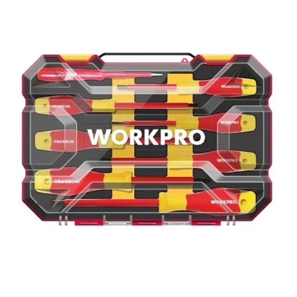 Фото - Набор отверток WORKPRO EN/IEC 60900 10000V PRO PLUS 8 пр. (WP204700)