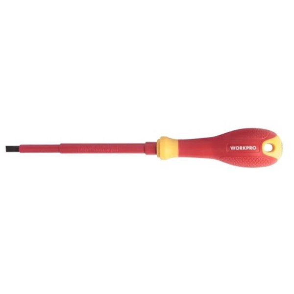 Фото - Отвертка WORKPRO SL6.5х150мм VDE 1000V PRO (WP341026)