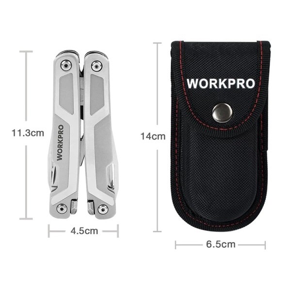 Фото - Мультитул WORKPRO 16-в-1 PRO PLUS (WP382008)