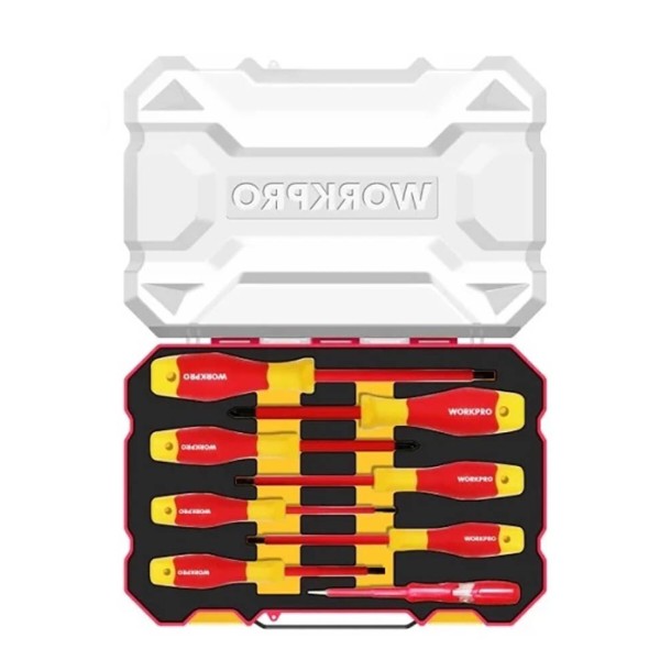Фото - Набор отверток WORKPRO EN/IEC 60900 10000V PRO PLUS 8 пр. (WP204700)