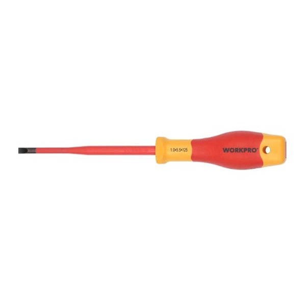 Фото - Отвертка WORKPRO SL1.0x5.5x125мм EN/IEC 60900 10000V PRO PLUS (WP341005)