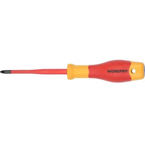 Фото - Викрутка WORKPRO PH1x80мм EN/IEC 60900 10000V PRO PLUS (WP341020)