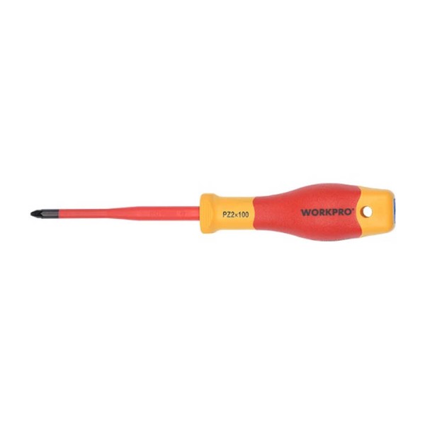 Фото - Отвертка WORKPRO PZ2x100мм EN/IEC 60900 10000V PRO PLUS (WP341021)