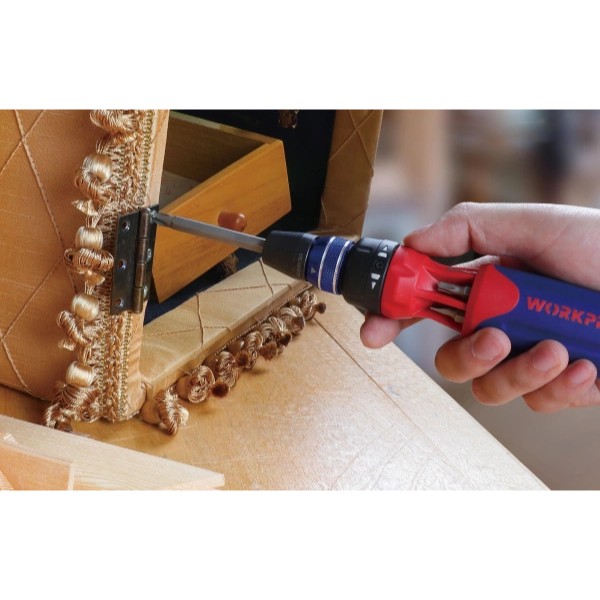 Фото - Викрутка зі змінними бітами WORKPRO 12 в 1 (WP221063)