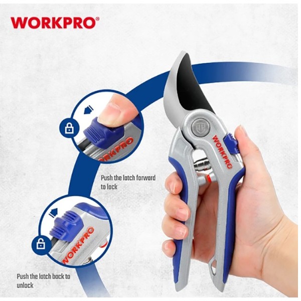Фото - Секатор WORKPRO 215 мм SK5 PRO (WP332011)
