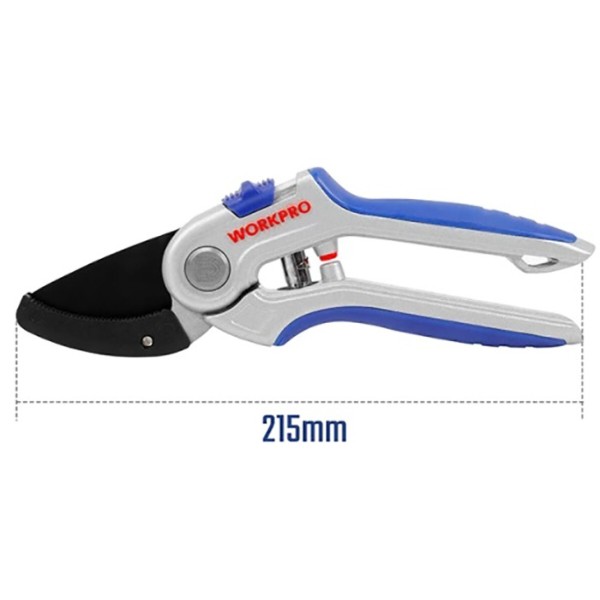 Фото - Секатор WORKPRO 215 мм SK5 PRO (WP332012)