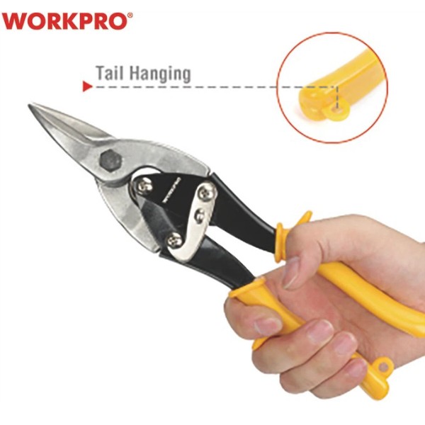 Фото - Ножницы по металлу WORKPRO 250 мм 3 пр. PRO (WP200001)