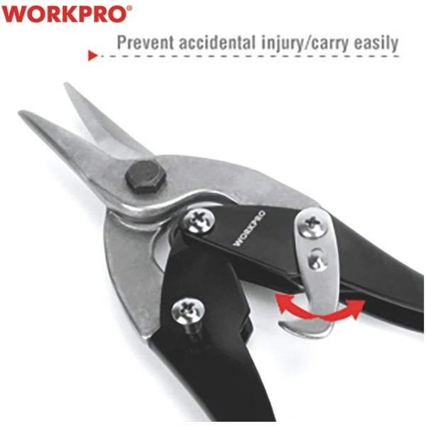 Фото - Ножницы по металлу WORKPRO 250 мм 3 пр. PRO (WP200001)