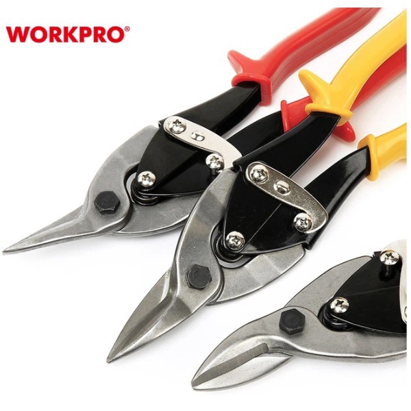 Фото - Ножницы по металлу WORKPRO 250 мм 3 пр. PRO (WP200001)