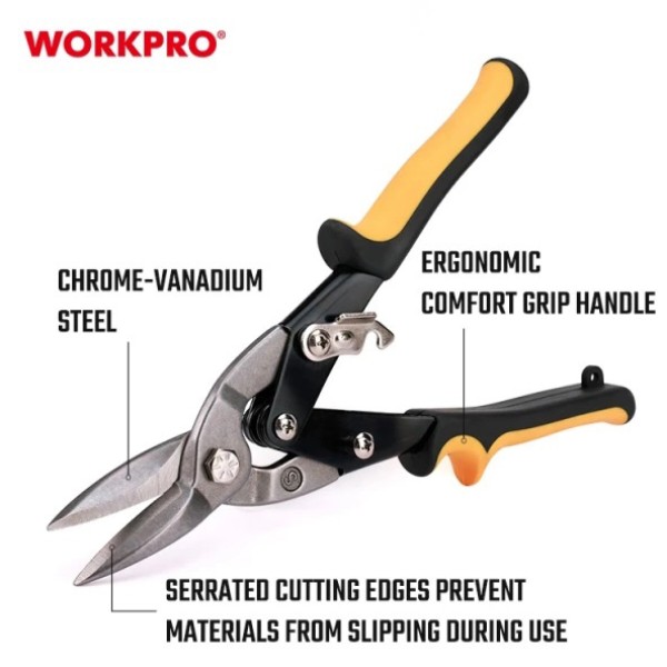 Фото - Ножницы по металлу WORKPRO 250 мм PRO (WP214017)