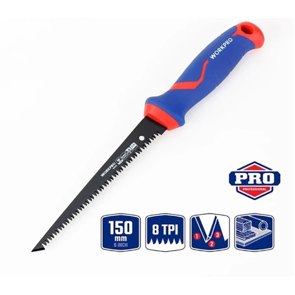 Фото - Ножовка WORKPRO 8TPI PRO PLUS (WP215017)