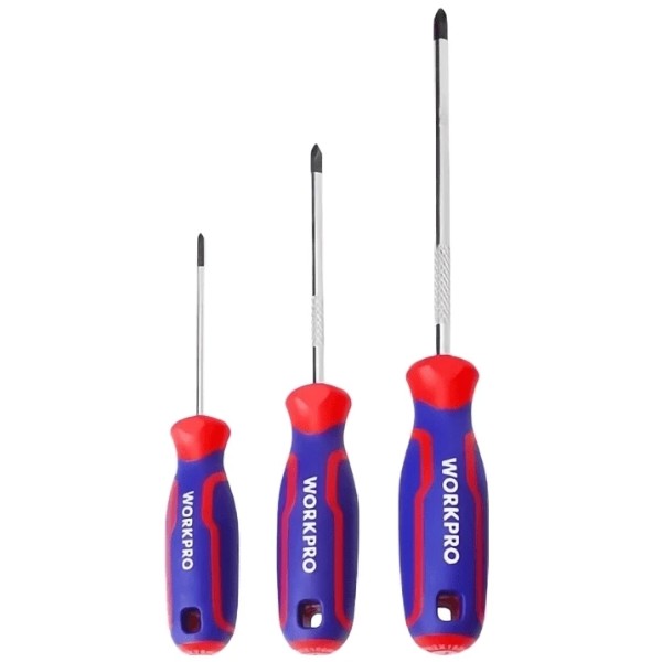 Фото - Набор отверток WORKPRO CR-V PRO (WP200504)