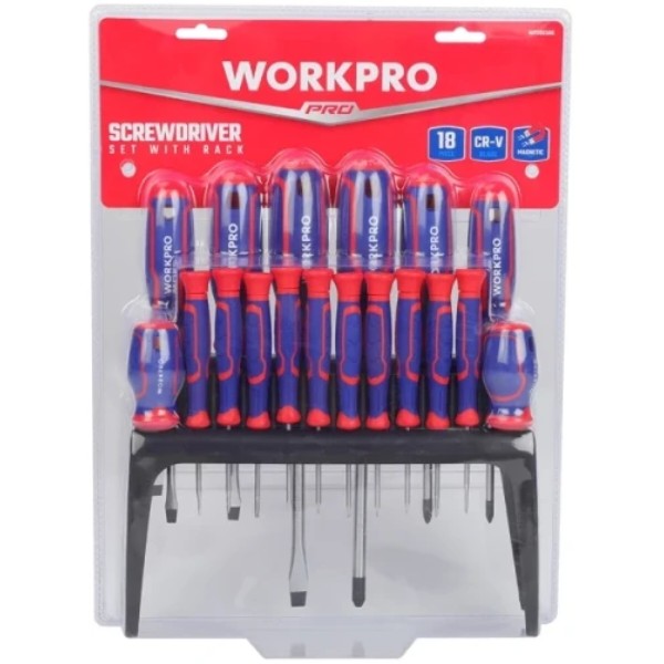 Фото - Набор отверток WORKPRO CR-V PRO (WP200506)