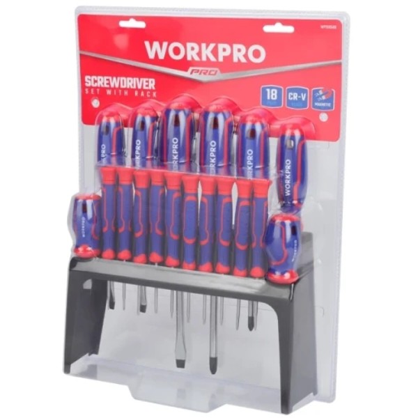 Фото - Набор отверток WORKPRO CR-V PRO (WP200506)