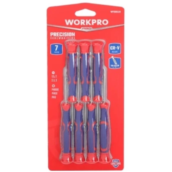 Фото - Набор отверток WORKPRO CR-V PRO (WP200509)