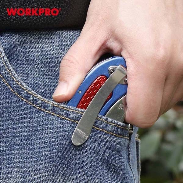 Фото - Ніж будівельний WORKPRO PRO WP211005