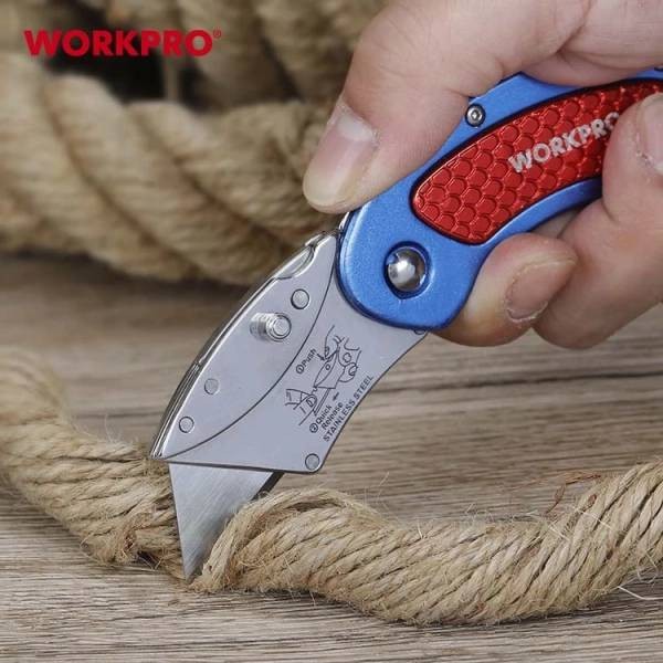 Фото - Ніж будівельний WORKPRO PRO WP211005