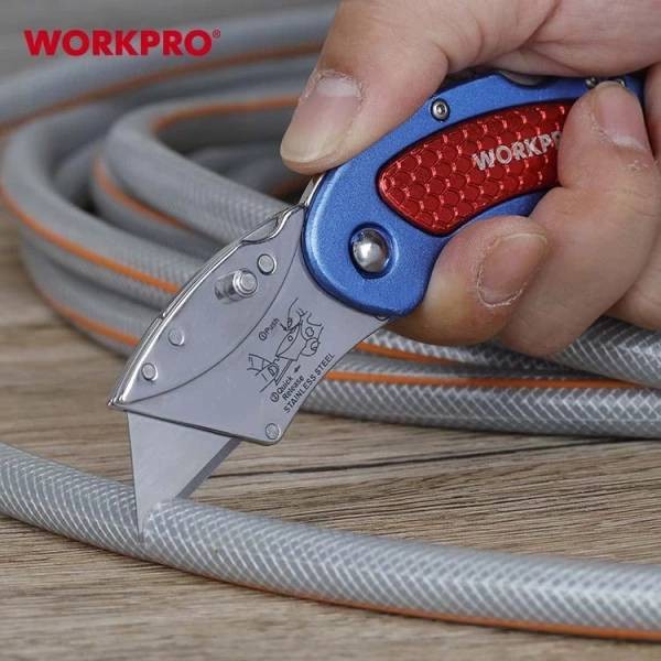 Фото - Ніж будівельний WORKPRO PRO WP211005