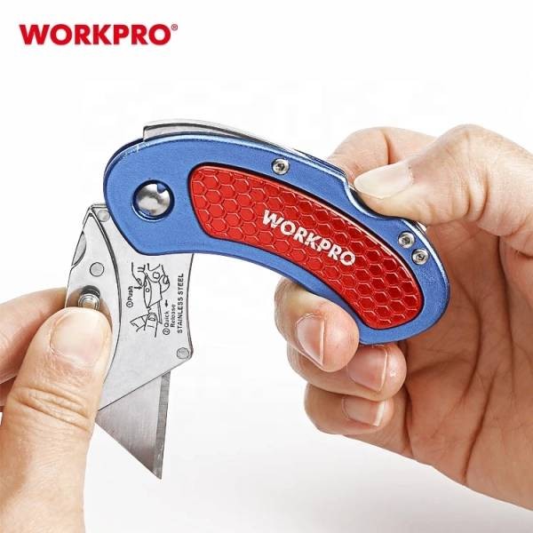 Фото - Ніж будівельний WORKPRO PRO WP211005