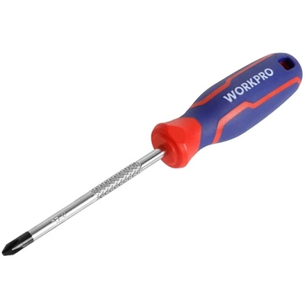 Фото - Отвертка WORKPRO PZ0X75мм CR-V PRO (WP221035)
