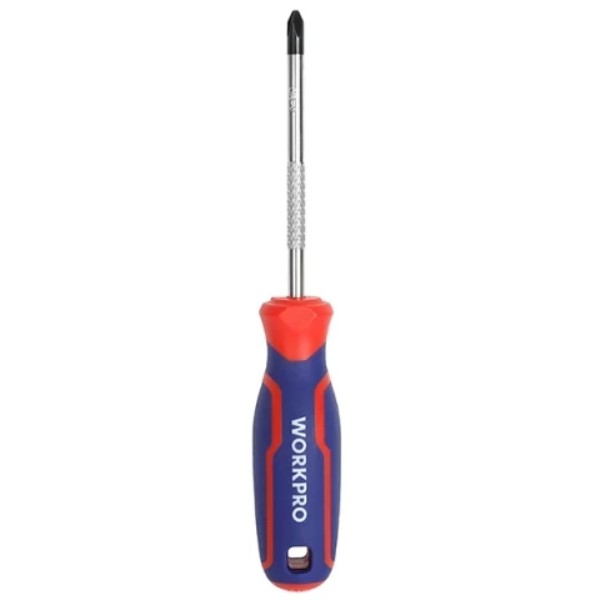 Фото - Отвертка WORKPRO PZ2X100мм CR-V PRO (WP221037)