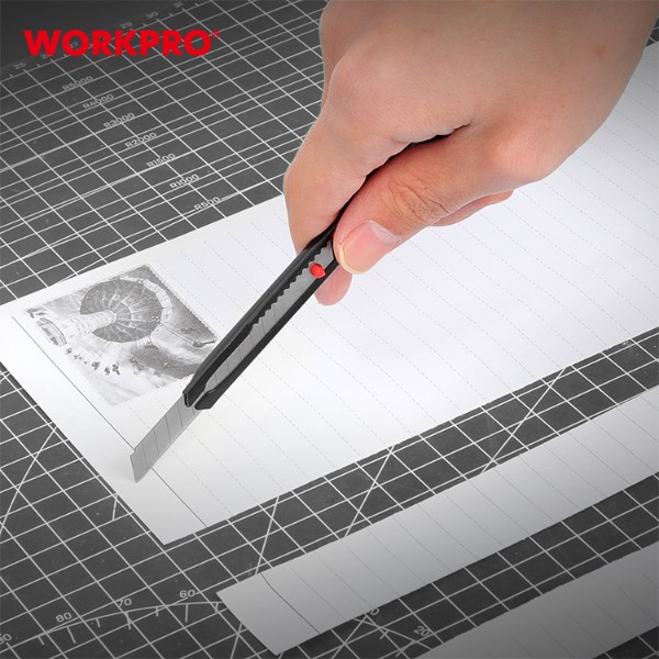 Фото - Нож строительный WORKPRO 9 мм DYI (WP212005)