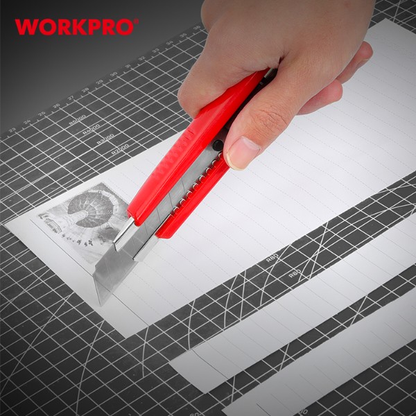 Фото - Нож строительный WORKPRO 18 мм DYI (WP212007)