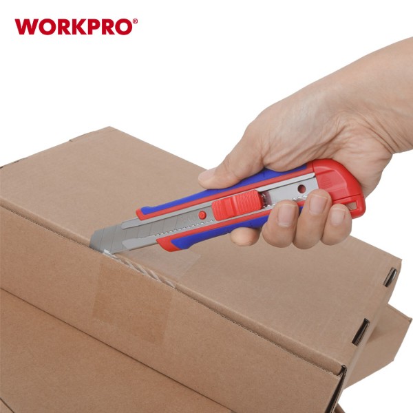 Фото - Нож строительный WORKPRO 18 мм PRO (WP212009)