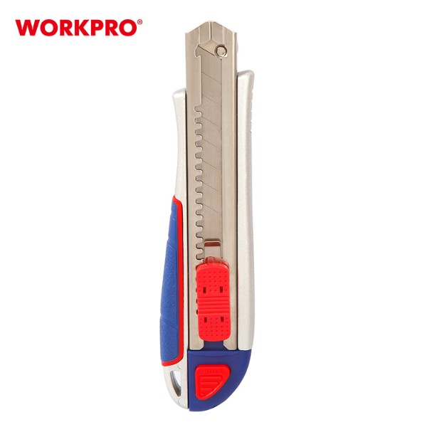 Фото - Нож строительный WORKPRO 18 мм PRO PLUS (WP212017)