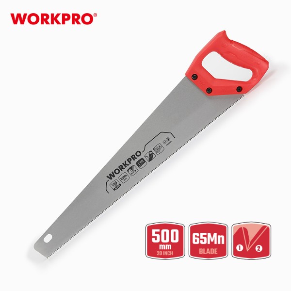 Фото - Ножовка WORKPRO 500 мм 7TPI DYI (WP215003)