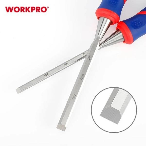 Фото - Стамеска WORKPRO 6 мм CR-V PRO (WP243004)