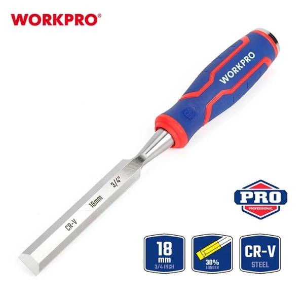 Фото - Стамеска WORKPRO 18 мм CR-V PRO (WP243008)