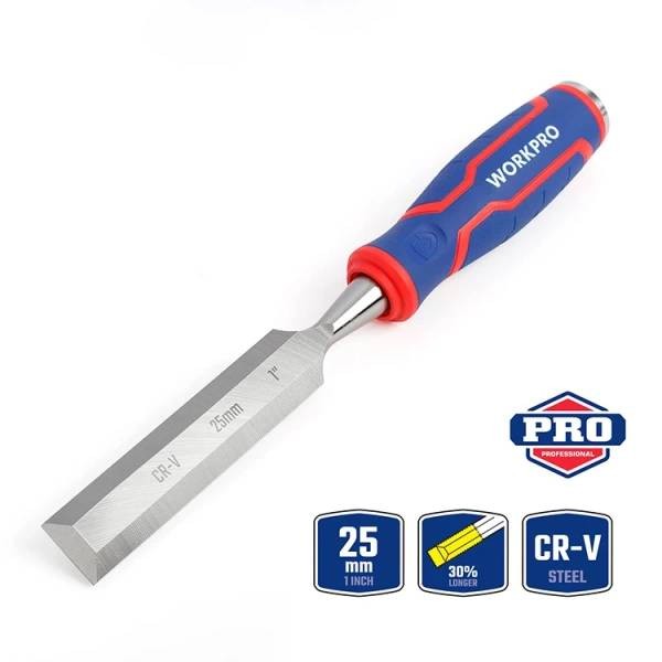 Фото - Стамеска WORKPRO 25 мм CR-V PRO (WP243010)