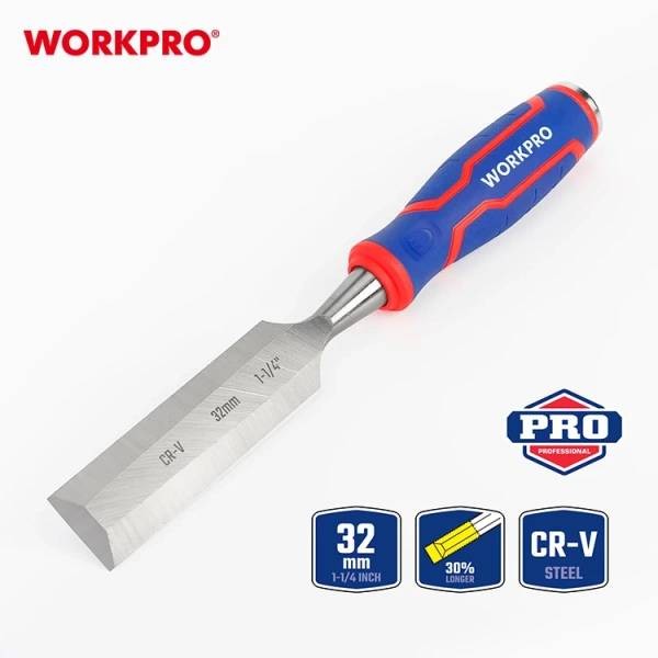 Фото - Стамеска WORKPRO 32 мм CR-V PRO (WP243011)