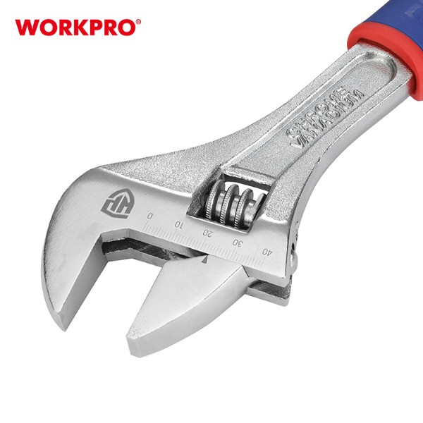 Фото - Развідний ключ WORKPRO 300 мм CR-V PRO (WP272013)