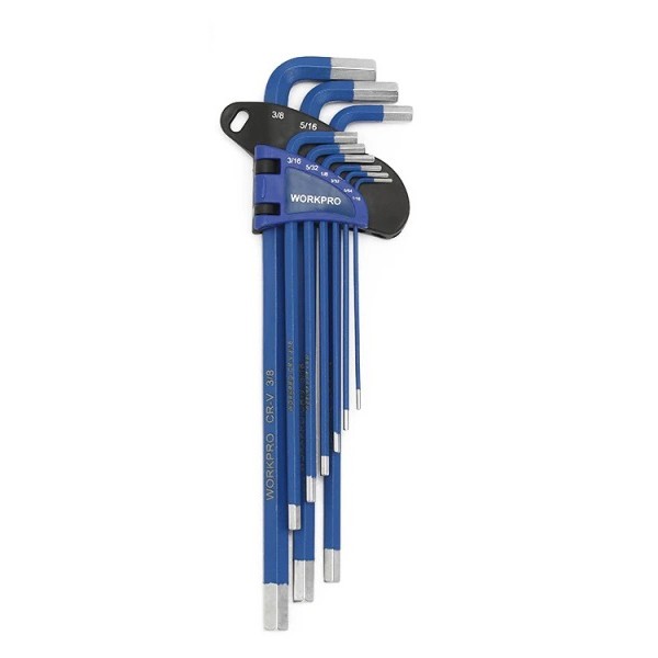Фото - Набор шестигранных ключей WORKPRO TORX S2 PRO 9 шт. (WP222015)