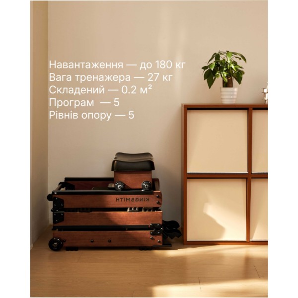 Фото - Гребний тренажер KingSmith WR3L (RMWR3LF)