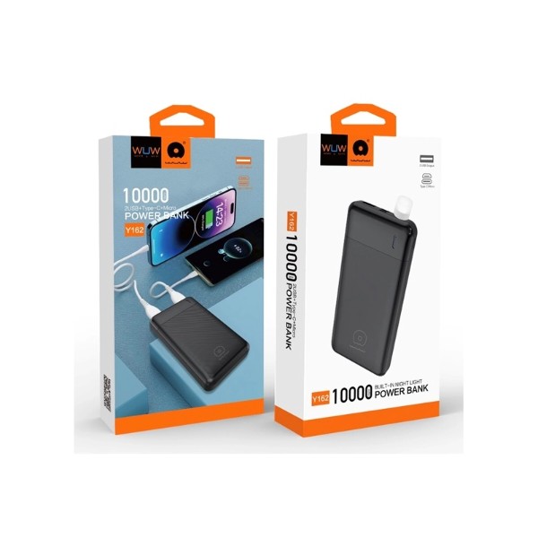 Фото - Батарея мобільна WUW 10000mAh Black (Y162)