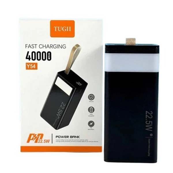 Фото - Батарея мобільна WUW PD22.5W quick charge 40000mAh Black (TUGII-Y54)