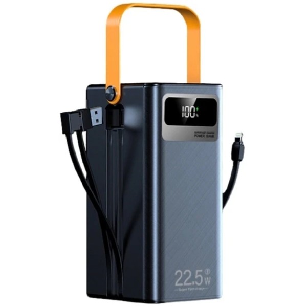 Фото - Батарея мобільна WUW PD22.5W quick charge 60000mAh Black (TUGII-Y106)