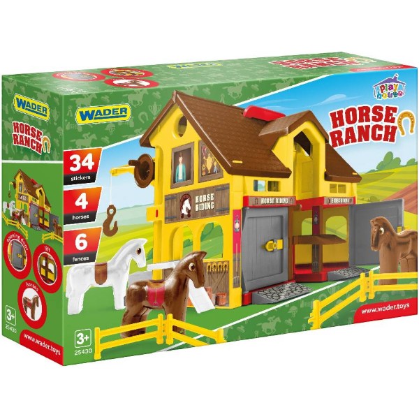 Фото - Набір ігрових фігурок Wader Play house ранчо (25430)