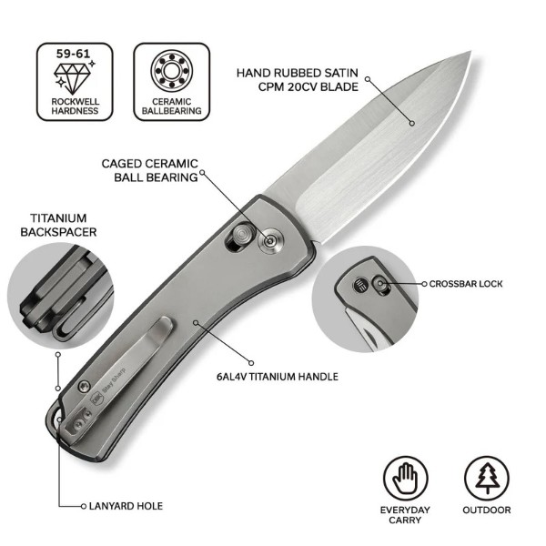 Фото - Нож туристический Weknife WE22046-2