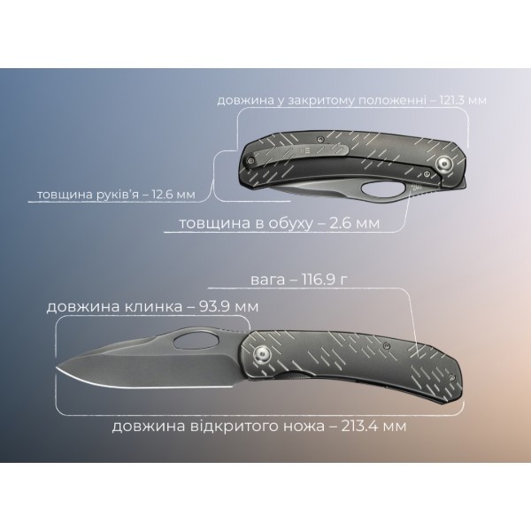 Фото - Ніж туристичний Weknife Inmate (WE23096B-4)