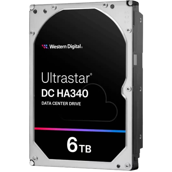 Фото - Жорсткий диск внутрішній Western Digital SATA 6TB 7200RPM 256MB DC HA340 (0B47077)
